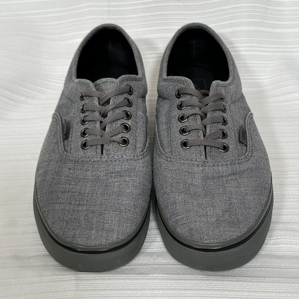 VANS LPE Smoked Pearl Gray Dressed Up Chambray Low Top Size 11